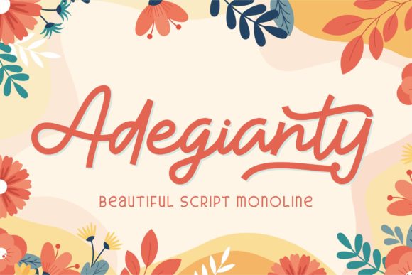 Adegianty Font: Timeless Elegance for Every Design