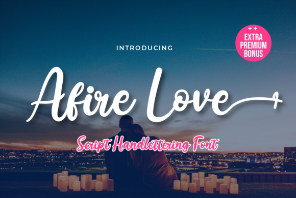 Afire Love: Elegant Handwritten Font for Timeless Design
