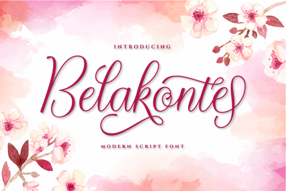 Belakonte: The Handwritten Font That Elevates Design with Effortless Elegance