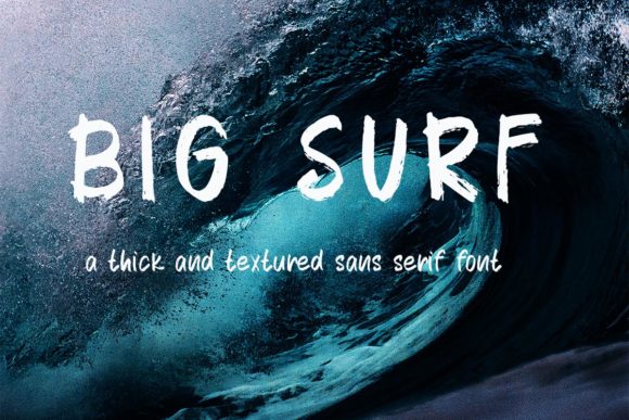 Big Surf: A Handwritten Font That Adds Character to Your Projects