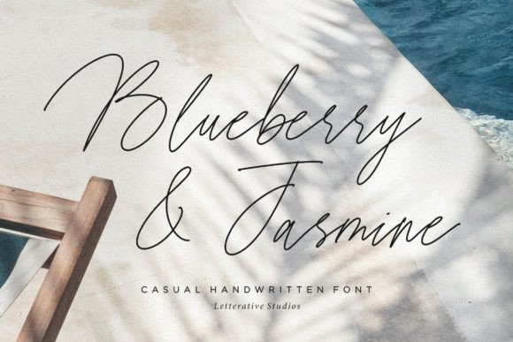 Blueberry and Jasmine: A Handwritten Font That Feels Human in a Digital World