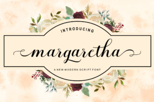 Discover the Beauty of Margaretha: A Handwritten Font for Creative Expression
