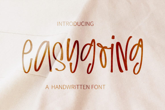 Easygoing: A Versatile Handwritten Font for Creative Projects