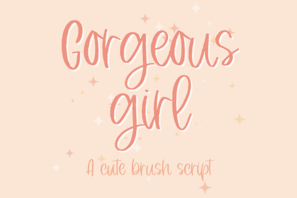 Gorgeous Girl: A Sweet Handwritten Font for Creative Projects That Stand Out