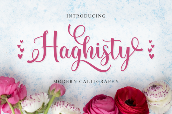 Haghisty: A Magical Handwritten Font