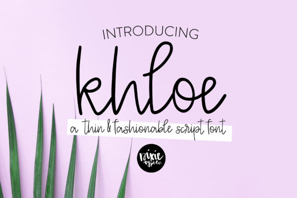 Khloe Font: A Modern Touch for Your Summer Projects