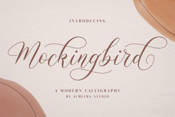 Mockingbird: Where Handwritten Warmth Meets Modern Design Precision