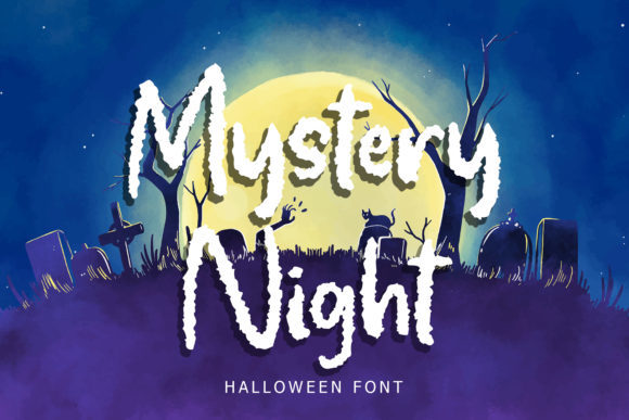 Mystery Night: The Spooky Font That’s Taking Over Halloween Crafting