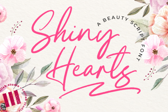 Shiny Hearts: A Handwritten Font That Elevates Every Design
