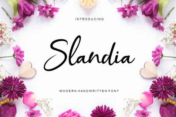 Slandia: A Handwritten Font with Modern Appeal