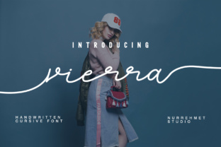 Vierra: A Handwritten Font That Adds a Modern Touch to Your Work
